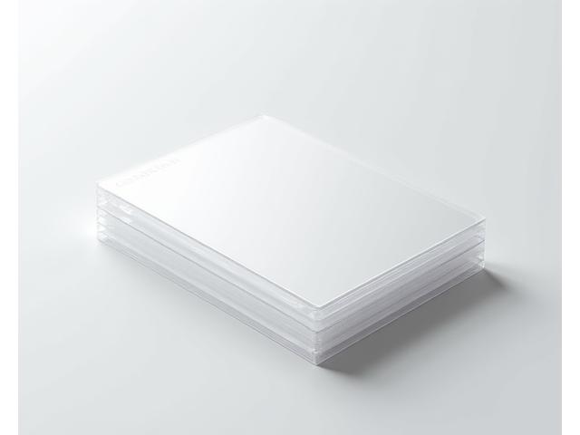 Stack of clear, premium card sleeves